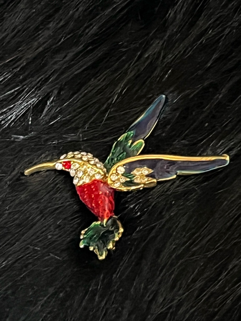 FREE WITH PURCHASE Hummingbird Brooch